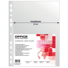 File de protectie A4, transparente, 90 mic, 50/set, Office Products Maxi