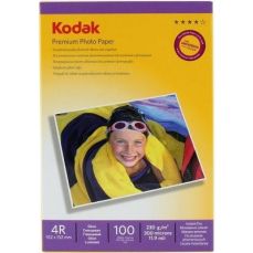 Hartie foto ink jet glossy 10x15cm, 230g, 100 coli/top, Premium Kodak
