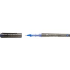 Roller albastru, varf 0,5mm, needle, free ink, Faber Castell