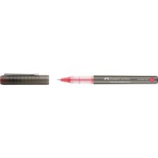 Roller rosu, varf 0,5mm, needle, free ink, Faber Castell