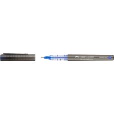 Roller albastru, varf 0,7mm, needle, free ink, Faber Castell
