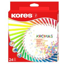 Creioane colorate 24culori/set, Eco Kores-KO93392