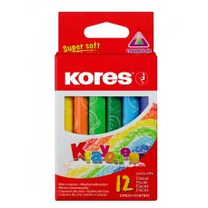 Creioane colorate cerate 12culori/set, Kores