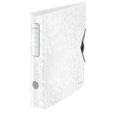 Biblioraft 6,5cm, alb metalizat, 180 grade Active Wow Leitz