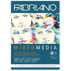 Bloc de desen pentru culori acril si acuarela A3, 60file, 160g/mp, Mix Media Fabriano - BLD005