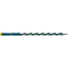 Creion fara guma, HB, pentru stangaci, corp verde petrol, ergonomic EASYgraph S Stabilo