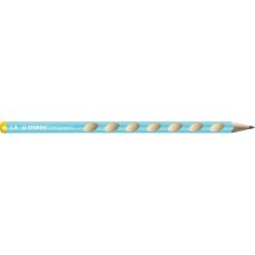 Creion fara guma, HB, pentru stangaci, corp albastru, ergonomic EASYgraph S Stabilo