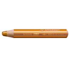 Creion colorat auriu Woody 3 in 1 Stabilo SW880/810