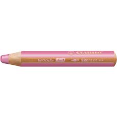 Creion colorat roz Woody 3 in 1 Stabilo SW880/334