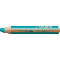 Creion colorat turcoaz Woody 3 in 1 Stabilo SW880/470