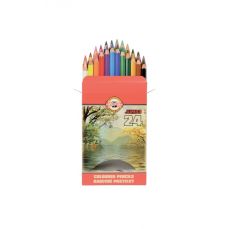 Creioane colorate 24culori/set, Jumbo Omega Koh-I-Noor