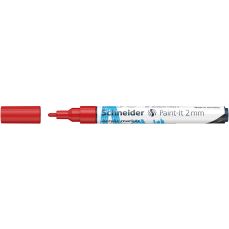 Permanent marker cu vopsea acrilica, rosu, varf 2,0 mm, Paint-It 310 Schneider