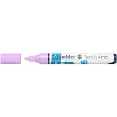 Permanent marker cu vopsea acrilica, violet, varf 4,0 mm, Paint-It 320 Schneider