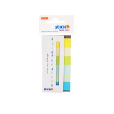 Index autoadeziv hartie, 6x30 file/set, 45mm x 15mm, culori neon si pastel, Stick'n HO-21596