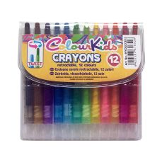 Creioane colorate cerate 12culori/set, KYCKCCE12 Colour KIDS