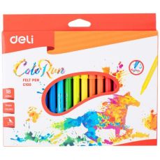 Carioca 18 culori/set ColoRun DELI