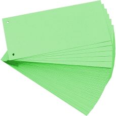 Separatoare carton verde A6 100buc/set Exacompta