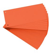 Separatoare carton portocaliu A6 100buc/set Exacompta
