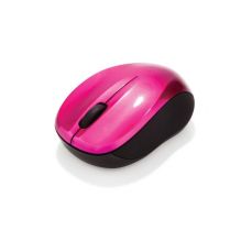 Mouse optic, wireless, 3 butoane si 1 scroll, roz, Go Nano Verbatim
