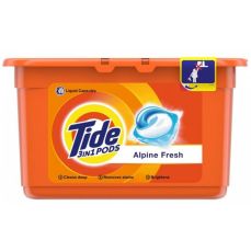 Detergent capsule gel pentru tesaturi, 12buc/cutie, 3 in 1 Alpine Fresh Tide