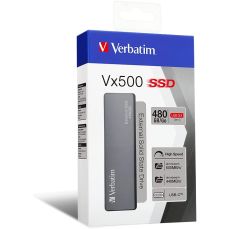 Solid State Drive Extern (SSD), 480GB, USB 3.1 Gen2, Vx500 Verbatim