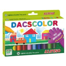 Creioane colorate cerate 12culori/set, MS-DC050290 ALPINO Dacs