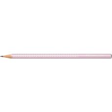 Creion fara guma, B, roz metalizat, Sparkle 2023 Faber Castell-FC118261