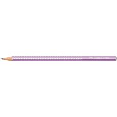 Creion fara guma, B, violet metalizat, Sparkle 2023 Faber Castell-FC118263