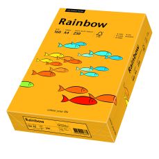 Carton copiator A4, 160g, colorat in masa portocaliu mediu, Rainbow 22
