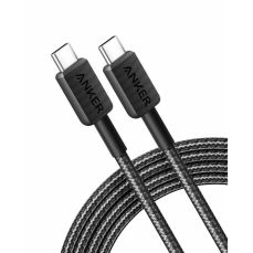 Cablu de date USB-C / USB-C, 1,8m, negru, 322 Anker