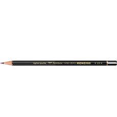 Creion fara guma, 5B, Grafit MONO 100 Black Tombow