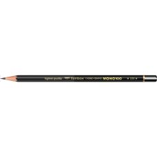 Creion fara guma, 2B, Grafit MONO 100 Black Tombow