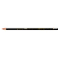 Creion fara guma, B, Grafit MONO 100 Black Tombow