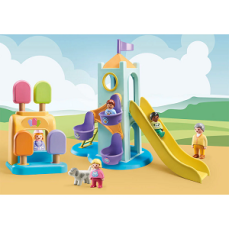 Castel de aventura cu stand de inghetata, Playmobil 1.2.3