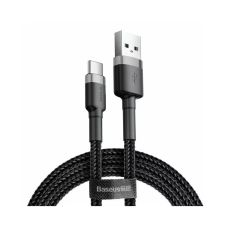 Cablu de date USB / USB-C, 2m, negru/gri, Cafule Baseus