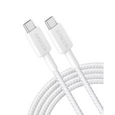 Cablu de date USB-C / USB-C, 1,8m, alb, 322 Anker