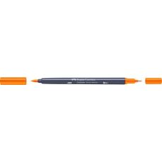 Sketch marker cu 2 varfuri, portocaliu cadmium, 111, Goldfaber, Faber Castell- FC164710