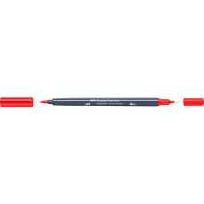Sketch marker cu 2 varfuri, rosu scarlet, 118, Goldfaber, Faber Castell- FC164716