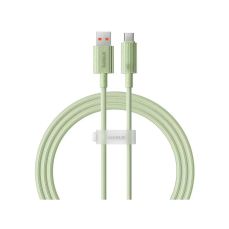 Cablu de date USB / USB-C, 100W, 1m, incarcare rapida, verde, Habitat Series Baseus