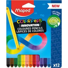 Creioane colorate 12culori/set, Color Peps Infinity Maped