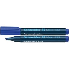 Permanent marker albastru, varf 4,0 mm, Maxx 133 Schneider