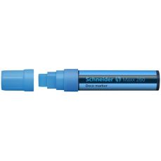 Permanent marker cu creta lichida albastru, varf 15,0 mm, Maxx 260 Schneider