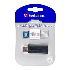 Memorie USB PinStripe negru, 8GB, Verbatim