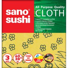 Lavete uscate, 38x40cm, 3buc/set, Sushi Cloth Sano