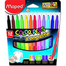 Carioca 12 culori/set Color Peps Long Life Maped