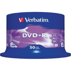DVD+R 4,7GB, 16x, 50 buc/bulk, Verbatim
